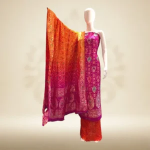 Banarasi Bandhej Meenakari – Best fashion boutique in Hyderabad