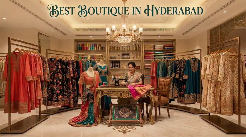 Best boutique in Hyderabad for bridal blouse stitching and designer wear
